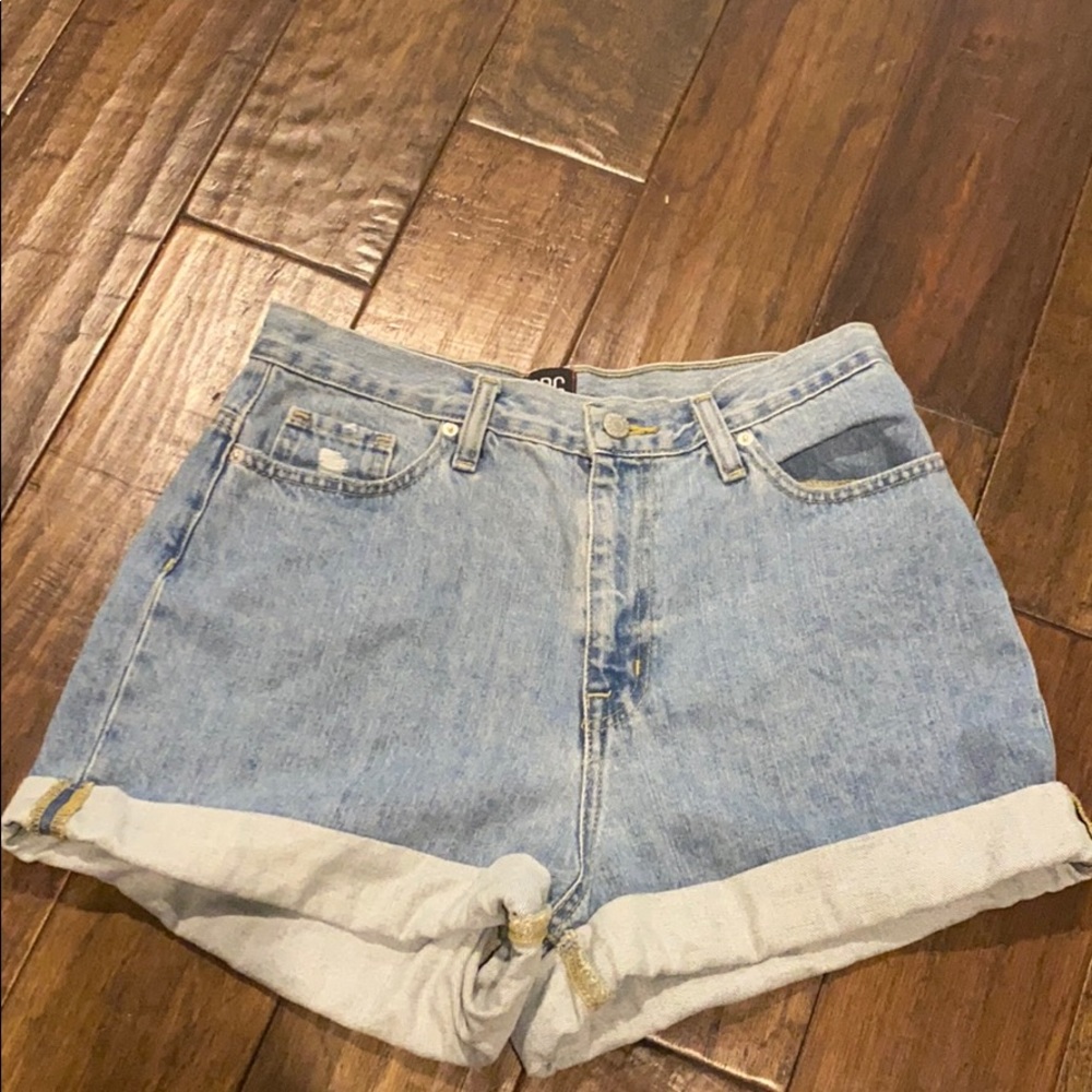 BDG mom rise denim shorts